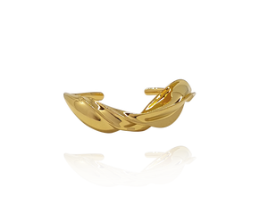 bracelet_flame brass yellow gold 18kts jewelry |Elba