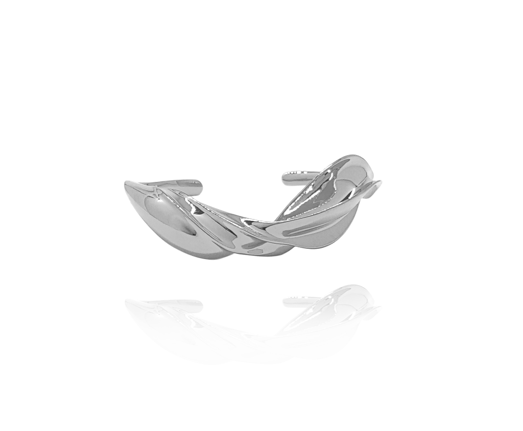 bracelet_flame brass white gold 18kts jewelry |Elba