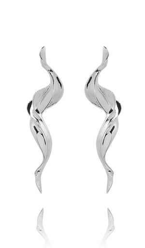 earring_flame_white gold 18kts jewelry |Elba