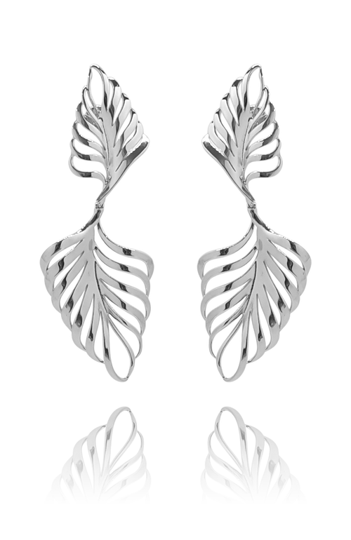 earring_palmeira_palm tree_silver_white_gold_18kts jewelry |Elba