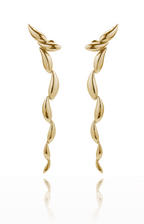 peixes I pisces drops yellow gold