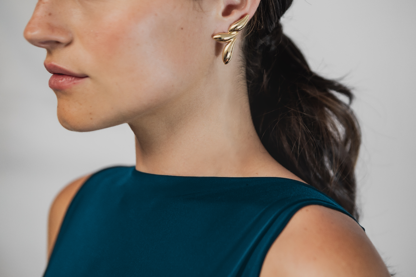 peixes I pisces drops one piece yellow gold