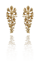 virgem I virgo bloom yellow gold earring